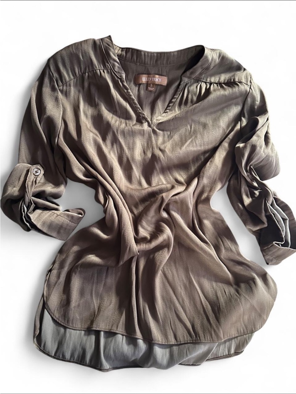silk blouse